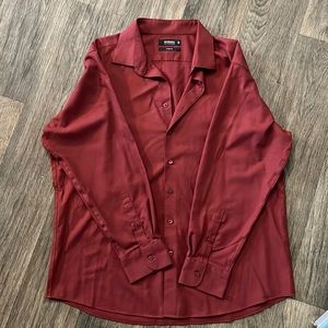 Men’s Murano Red Button Down
